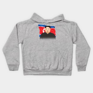 Kim Jong Un T-shirt plain Kids Hoodie